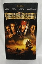 Pirates of the Caribbean: The Curse of the Black Pearl VHS, 2003 