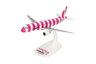 HERPA - Avion de ligne commercial – AIRBUS A320 Condor FlyPink Plane - 1/200 ... - Photo 1/4