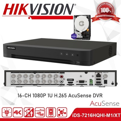 Hikvision iDS-7216HQHI-M1/XT DVR Turbo DVR HD TVI 16 Kanal 1080P TVI/AHD/CVBS/IP