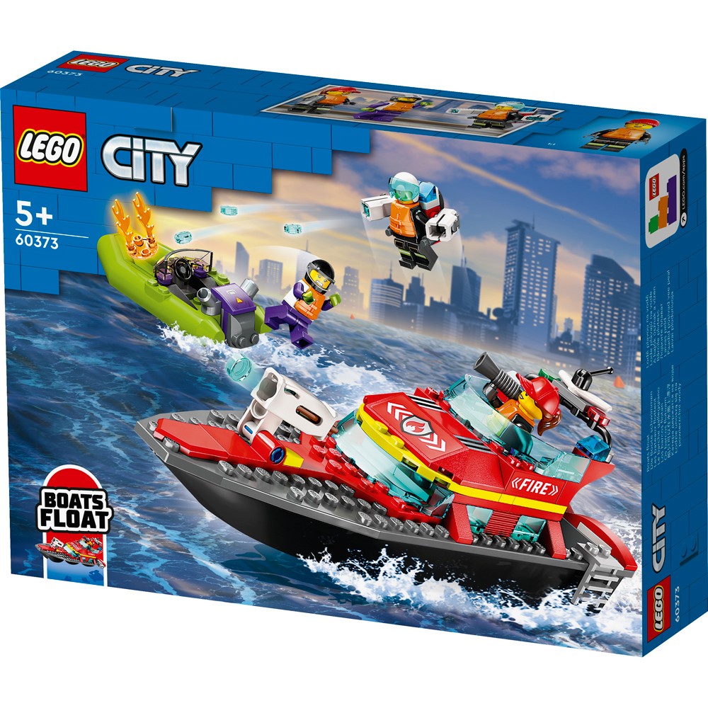 LEGO City Fire Fire Rescue Boat - 60373 New Sealed Lego Set Boat (17 - Image 5