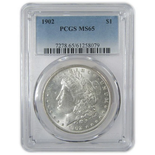 1902 Morgan Dollar MS 65 PCGS Silver Uncirculated $1 Coin SKU:I23304