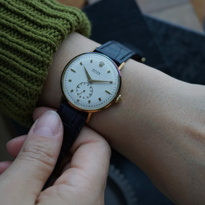 Rolex Vintage Precision Ref. 4410 18k Yellow Gold 34mm Manual 1946