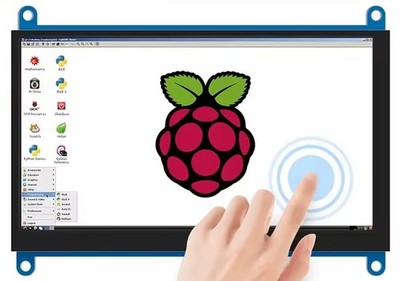 3D-Drucker Display 7'' 1024x600 IPS HDMI USB Touchscreen Raspberry Voron Ratrig