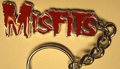 MISFITS SCHLÜSSELANHÄNGER # 5 WALK AMONG US LOGO KEYRING KEYCHAIN SCHLÜSSELRING 