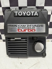 Toyota Mk3 Supra Twin Cam 24 Valve Intercooler Turbo Engine Plate Cover Cracked Toyota Mk3 Supra Twin Cam 24 Valve Intercooler Turbo Engine Plate Cover Cracked