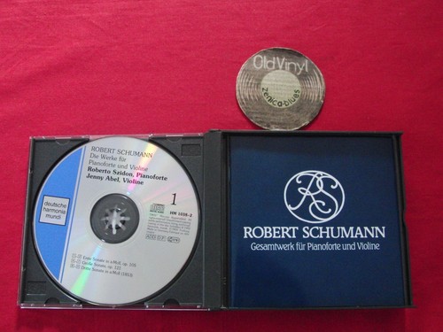 2 CD BOX Roberto Czidon Jenny Abel Schumann Works for Pianoforte & Violin 1992 - Picture 2 of 3
