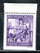 GERMANY BOHEMIA & MORAVA MOROVIA GERMANY STAMP  TAGGED MNH LOT 1856H