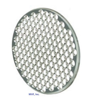 Cam & Groove Strainer 2'' NPT 1/4'' Perforation Aluminum Disc Pump Filter PF200AL
