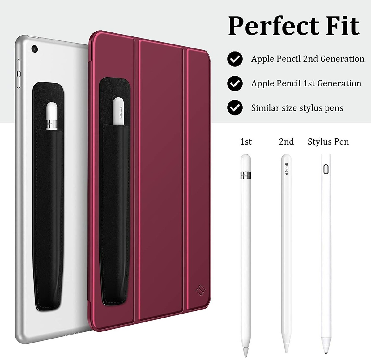 Apple Pencil Holder 3rd Generation Ipad Air Case Auaua IPad Air - Main Image