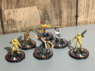 A20910 HEROCLIX WIZKIDS RARE 6 PK NO CARDS JUBILEE MANDROID ARMOR GAMBIT VAMPIRE
