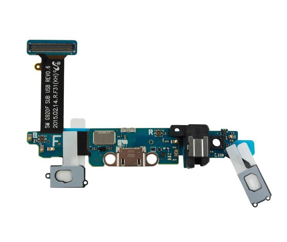 OEM Samsung Galaxy S6 G920F Cargador Puerto de Carga Micrófono Teclado Cable Flexible + Herramientas Foto 2 de 2