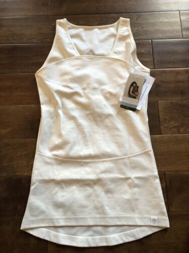 Lalabu Baby Carrier Soothie Shirt Kangaroo WHITE Sz Large NEW W/TAGS - Picture 1 of 6