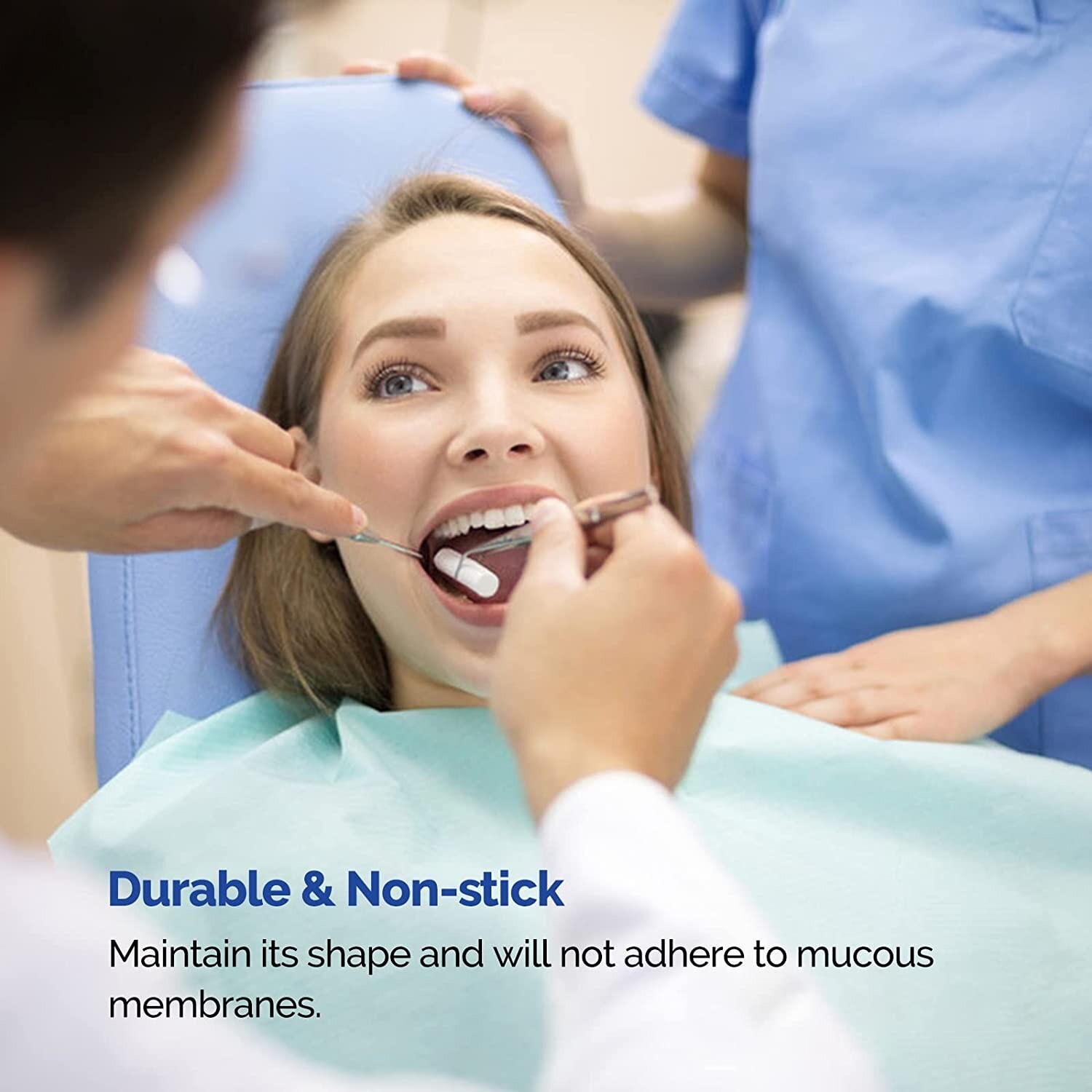 250PCS/box Disposable Dental Cotton Rolls 1.5" Nosebleed Plugs