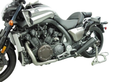 TwinStar 4 into 2 Slip-On Performance Exhaust 2009-2020 Gen2 Yamaha VMAX VMX17