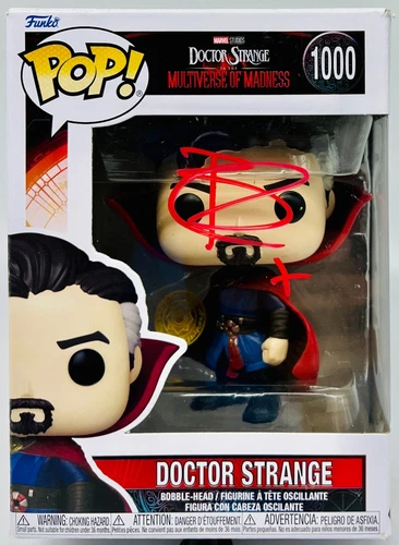 Benedict Cumberbatch Dr. Strange Marvel Signed Funko #1000 Beckett Witness RED
