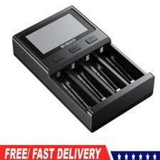 Scigold AA AAA Rechargeable Ni-MH Ni-Zn Batteries 1.5V Battery Charger with LCD