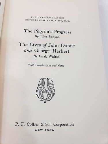 Harvard Classics Registered Deluxe Edition MINT!! Bunyan And Izaak Walton BOOK - Picture 7 of 10