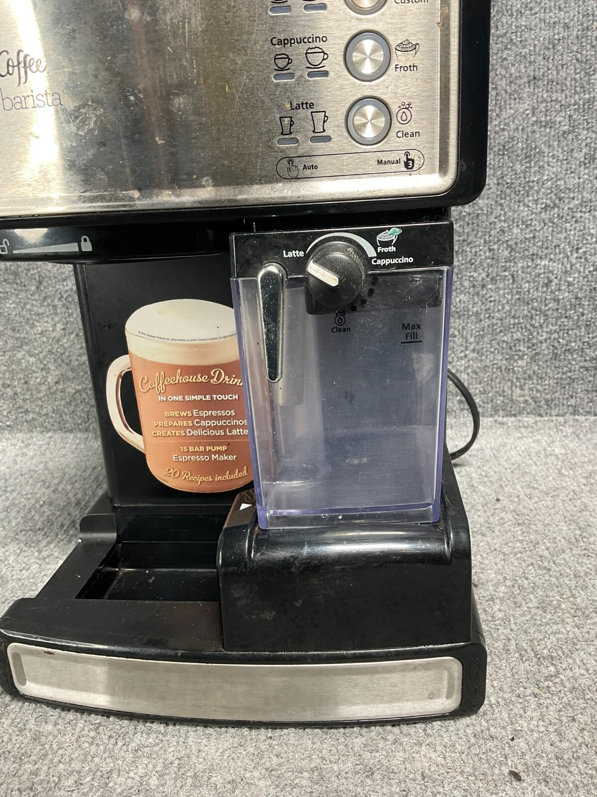 Mr. Coffee Café Barista Espresso Coffee Maker BVMCECMP1000, 120 VAC