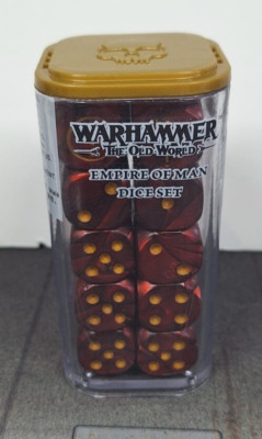 Warhammer The Old World - Empire Of Man Würfel Set - Brandneu - O-008