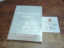 2012 Mitsubishi Outlander Sport Electrical Supplement with Service Manual CD