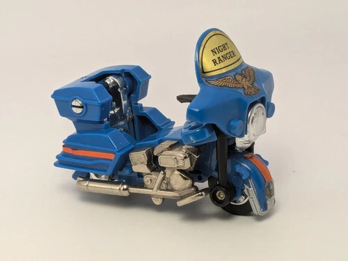 Vintage GoBots Night Ranger MR-37 Police Motorcycle
