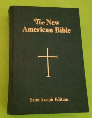 THE NEW AMERICAN BIBLE, SAINT JOSEPH EDITION, LARGE TYPE, Hardcover ...