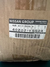 Genuine Nissan OEM 40202-KB50A HUB ASSY-ROAD W 40202KB50A Factory Sealed
