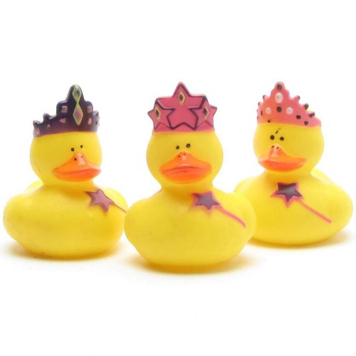 Princess Badeente - 3er Set -  Quietscheente Quietscheentchen Gummiente - Bild 1 von 1