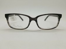 1 Unit New Pierre Cardin Smoke Crystal Eyeglass Frame 54-17-145 295