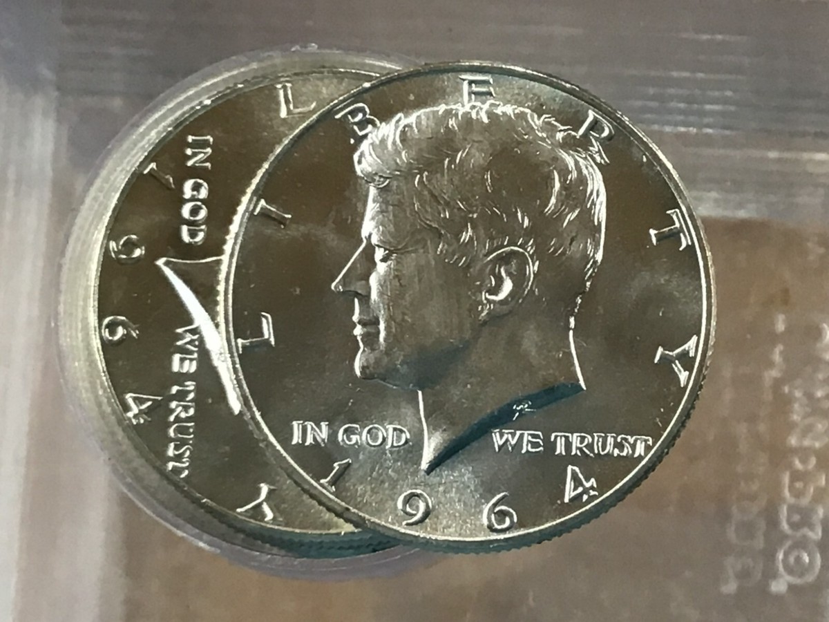 1964 Kennedy Silver Half Dollar Original Roll of 20 Coins Choice