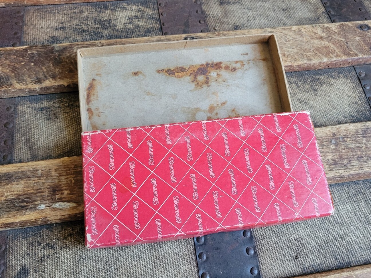 Vintage L.S. Starrett No. 187 Jobbers' Drill Gage Machinist Gauge Tool