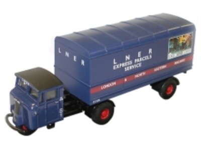 Oxford NMH004 - LKW Mechanical Horse LNER Express Parcel Service  - Spur N - NEU