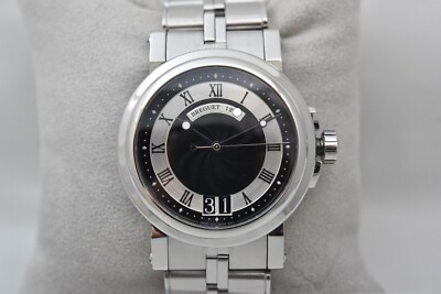 Breguet Marin Big Date 5817ST with bracelet, with box and paper, mint