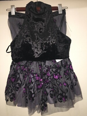 Two piece prom dress