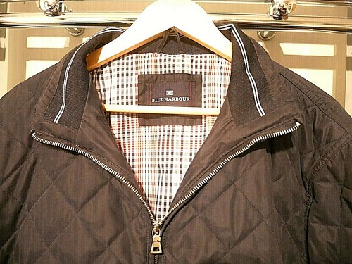 MARKS AND SPENCER BLUE HARBOUR MENS SMART BLUE QUILTED JACKET UK XL 44-46" - Picture 2 of 12