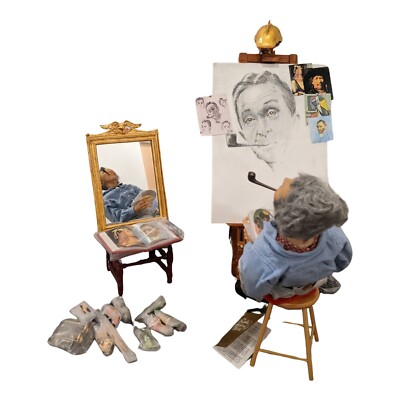 Norman RockwellフィギュアTRIPLE SELF PORTRAIT s-l400.jpg