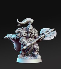 Ortwayn Dwarf Warrior Fighter Miniature By RN...
