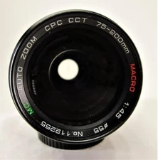 MC Zoom CPC  CCT 75-200mm Macro 1:4.5 Camera Lens Nikon AI Mount