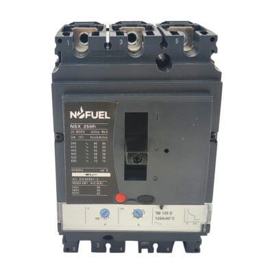 LV431633 Circuit breaker,ComPact NSX250F,36kA/415VAC,TMD trip unit 125A,3P3D