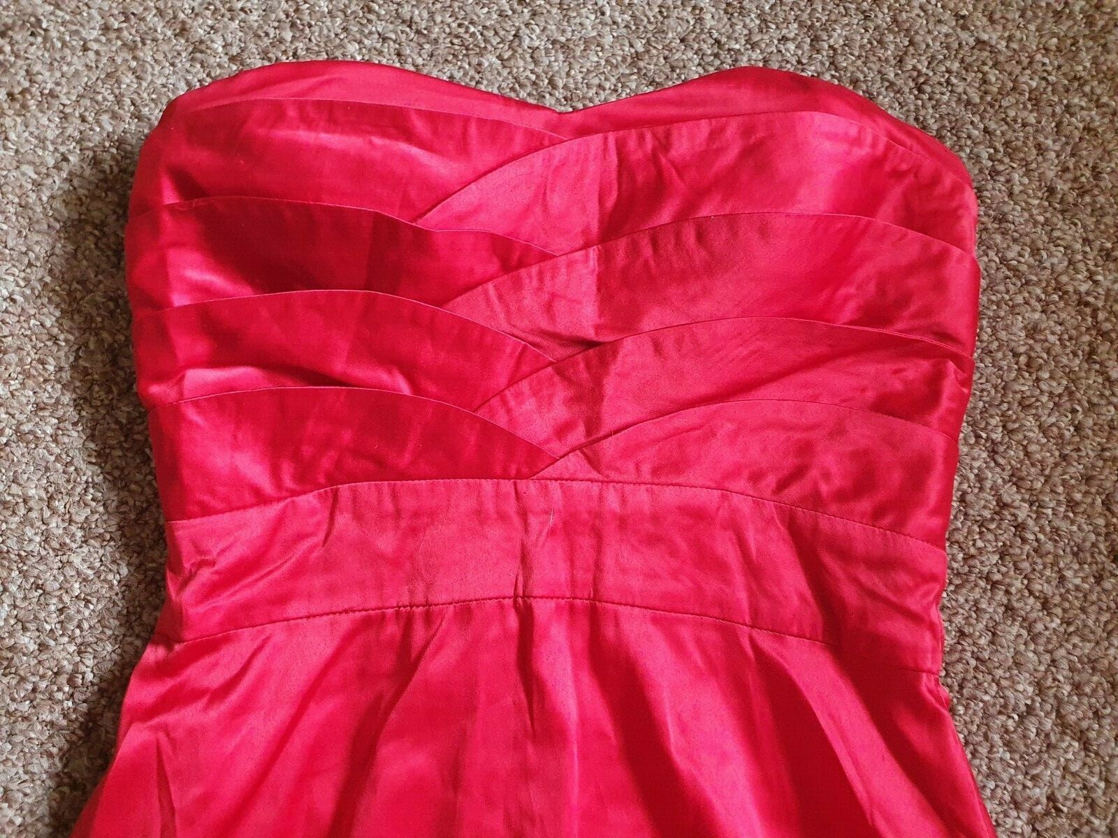 Womens TFNC london "MAGGIE" size 8 Small Red mini dress eBay