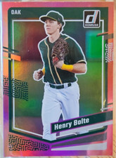 2023 Donruss Henry Bolte Holo Pink #223 Oakland Athletics
