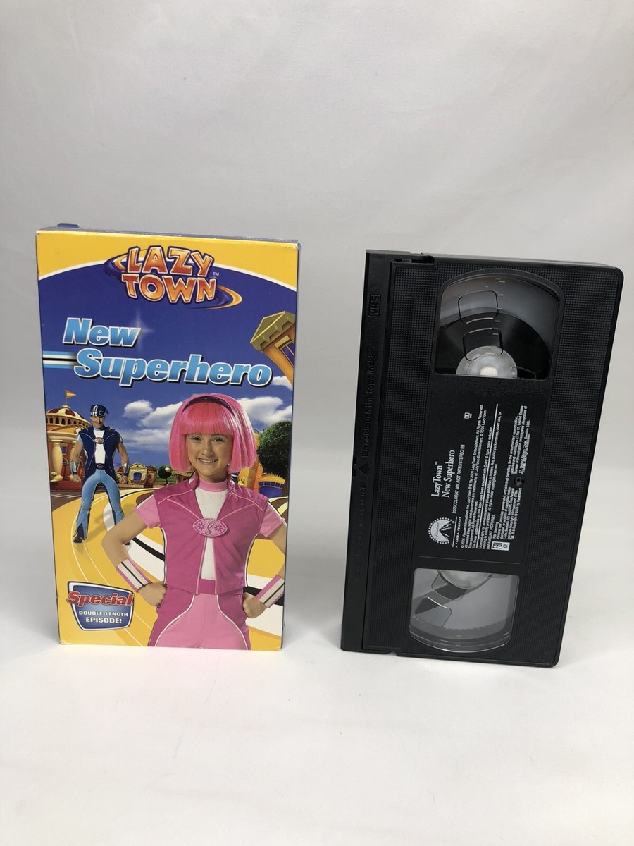 Nickelodeon Lazy Town - New Superhero VHS Fully Tested Nick