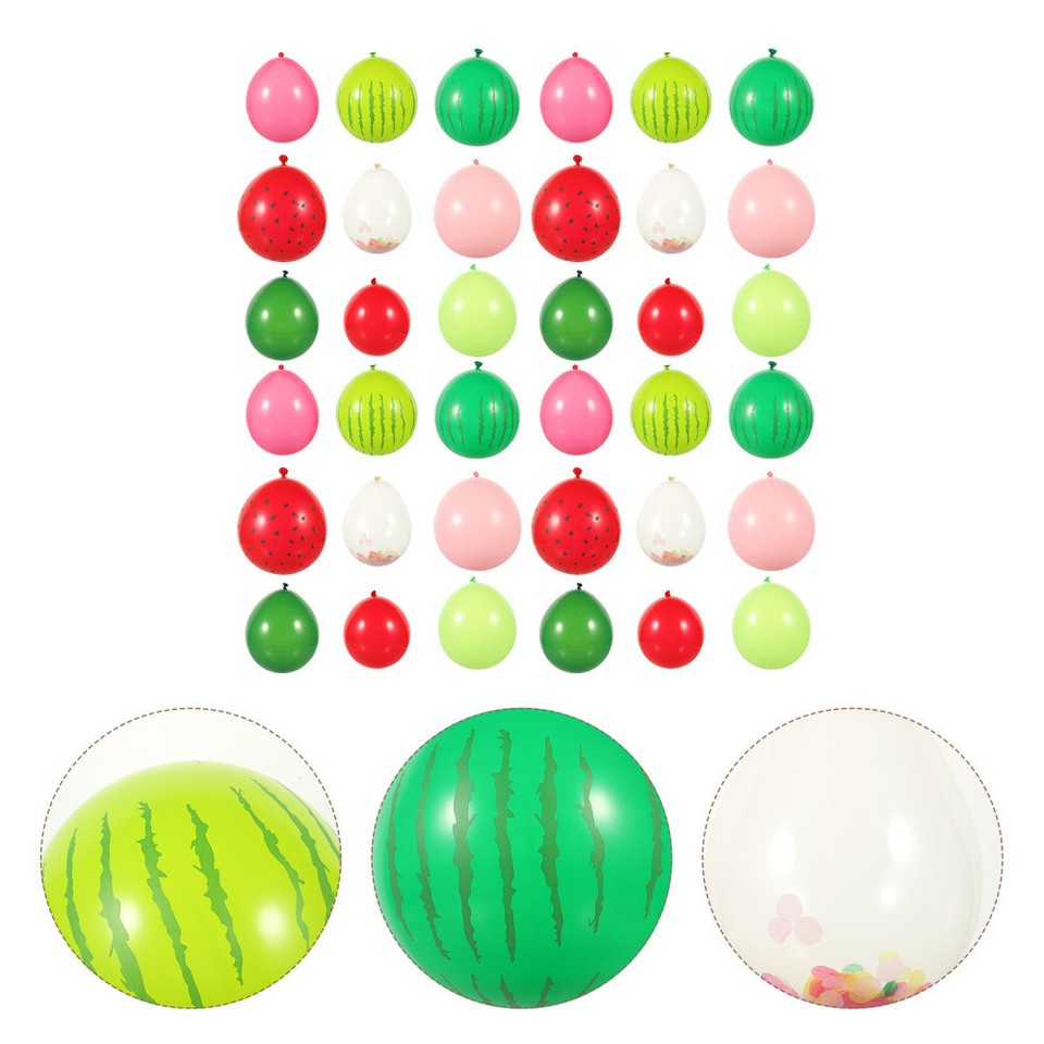Clear Balloons Jungle Watermelon Arch Ballons Latex Unique Party Decor