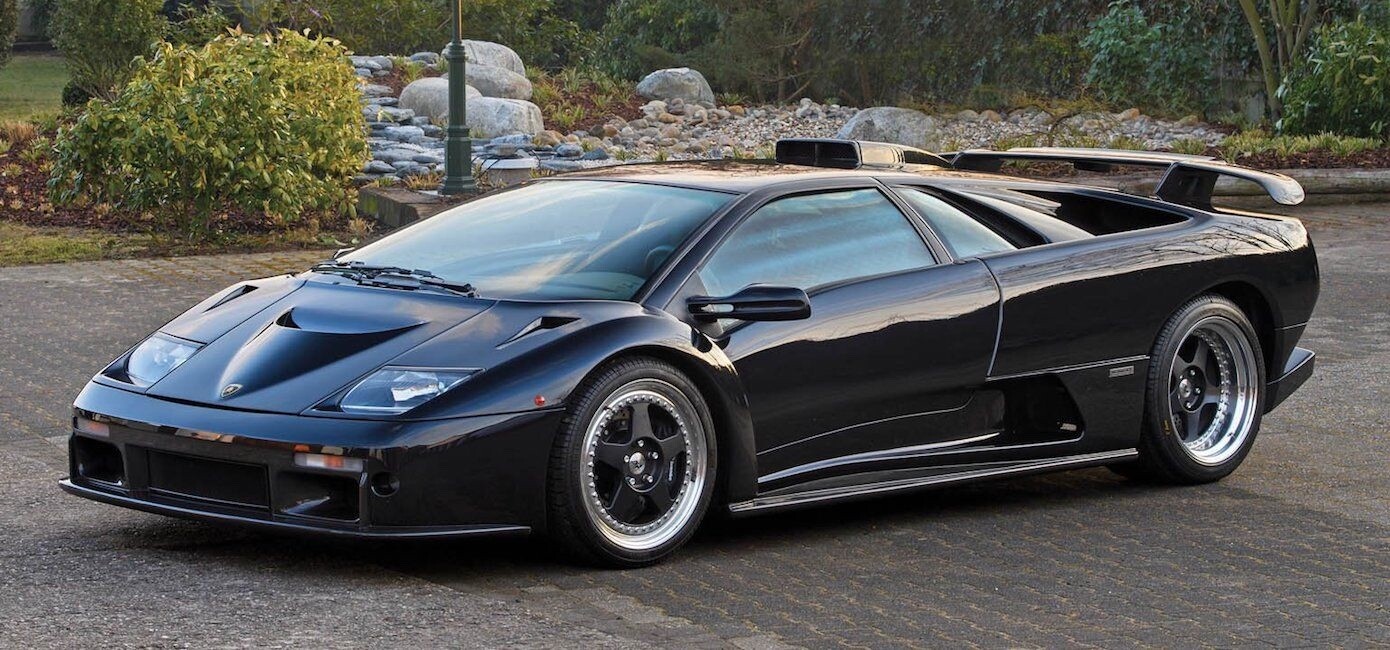 Factory Lamborghini Diablo SV Black Wheels Genuine OEM GT OZ Racing Last NEW Set