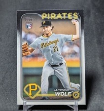 Jackson Wolf Rookie RC 2024 Topps Series 2 Baseball Card #523 Pittsburgh Pirates