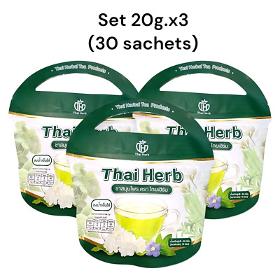 Herbal Tea Thai Herb Original Health Care Natural Refreshing Body Nourishing set