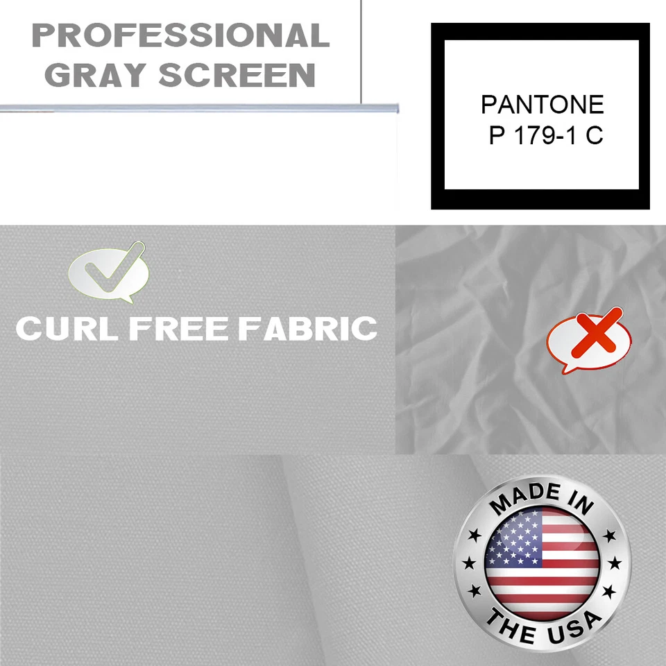 Soporte de telón de fondo retráctil grande blanco para transmisión de fotografías de video Foto 4 de 4