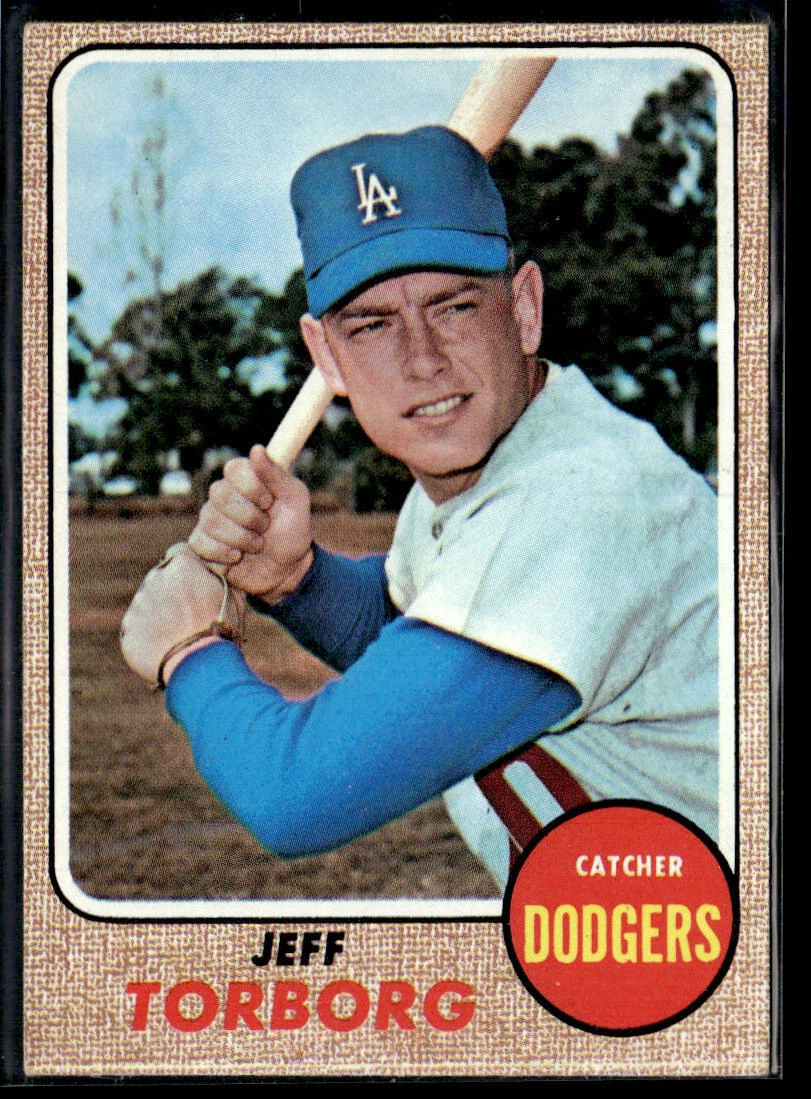 1968 Topps Jeff Torborg #492 Los Angeles Dodgers G/VG/EX
