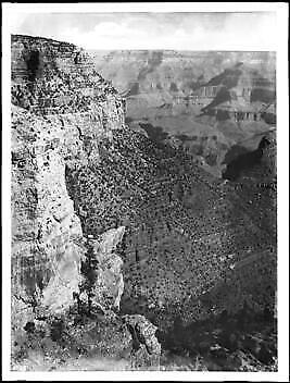 Anvil Rock And Rowes Point In The Grand Canyon View From Bright An - Old Photo - Picture 1 of 1