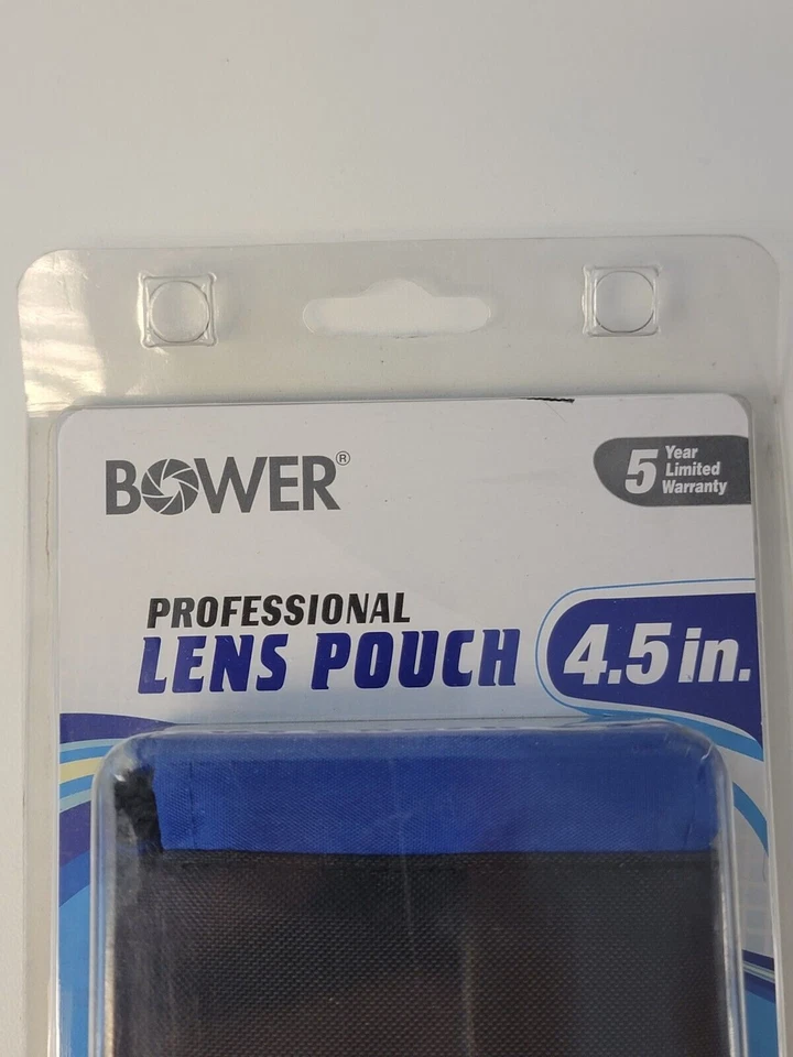 Bower 4.5 英寸小袋适用于佳能、尼康、西格玛、奥林巴斯和索尼镜头全新带包装 — 第 2/4 张图片